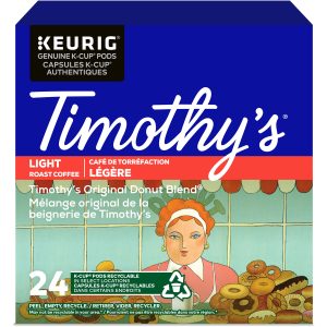 Alternative view of Timothy's K-Cup Original Donut Blend Coffee