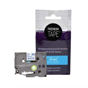 Alternative view of Premium Tape Tape - Alternative for Brother TZ355 - White on Black