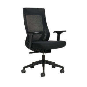Alternative view of Offices To Go Zim Synchro-Tilter Chair High Back Mesh Black