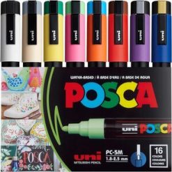 uni? Posca PC-5M Paint Markers - 16 / Pack