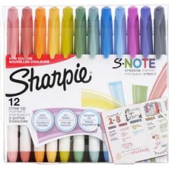 Sharpie S-Note Creative Markers - 12 / Pack