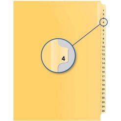 Alternative view of Davis Group Index Divider - 25 / Pack