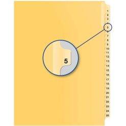 Alternative view of Davis Group Index Divider - 25 / Pack