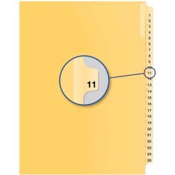 Alternative view of Davis Group Index Divider - 25 / Pack