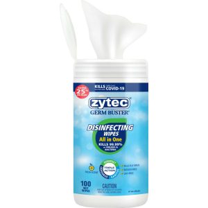 Alternative view of Zytec Disinfecting Wipes - All in One - 100 Wipes
