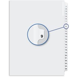 Alternative view of Davis Group Index Divider - 25 / Pack