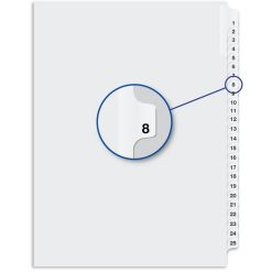Alternative view of Davis Group Index Divider - 25 / Pack