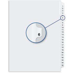 Alternative view of Davis Group Index Divider - 25 / Pack