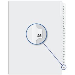 Alternative view of Davis Group Index Divider - 25 / Pack