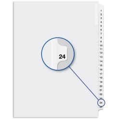 Alternative view of Davis Group Index Divider - 25 / Pack