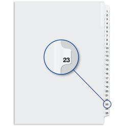 Alternative view of Davis Group Index Divider - 25 / Pack