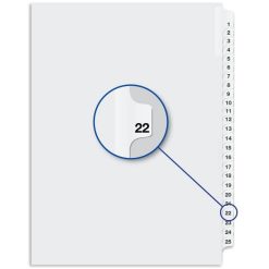 Alternative view of Davis Group Index Divider - 25 / Pack