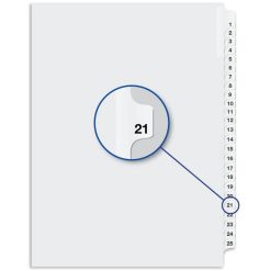 Alternative view of Davis Group Index Divider - 25 / Pack