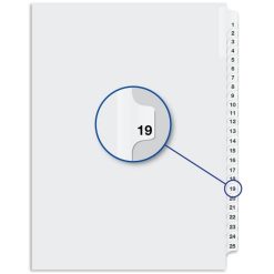 Alternative view of Davis Group Index Divider - 25 / Pack