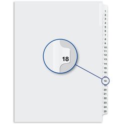 Alternative view of Davis Group Index Divider - 25 / Pack