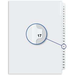 Alternative view of Davis Group Index Divider - 25 / Pack