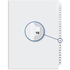 Alternative view of Davis Group Index Divider - 25 / Pack