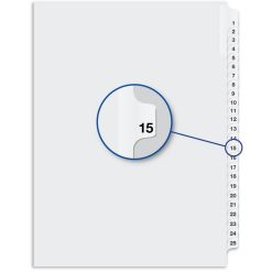 Alternative view of Davis Group Index Divider - 25 / Pack