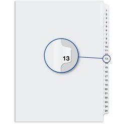 Alternative view of Davis Group Index Divider - 25 / Pack