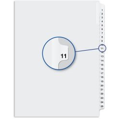 Alternative view of Davis Group Index Divider - 25 / Pack