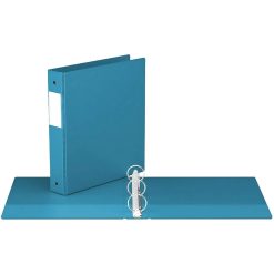 Alternative view of Davis Group Premium Economy, Round Ring, Binder, (Turquoisee Blue, 1.5")