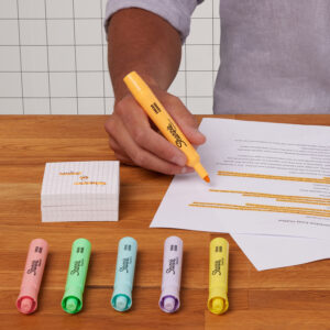 Alternative view of Sharpie SmearGuard Tank Style Highlighters - 6 / Pack