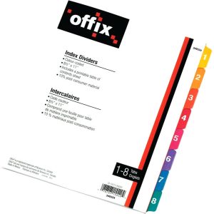 Alternative view of Novexco Index Divider