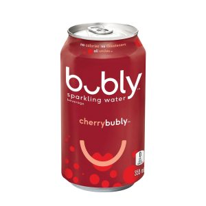 Alternative view of bubly Sparkling Water Cherry