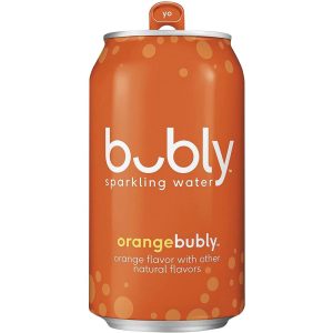 Alternative view of bubly Sparkling Water Orange