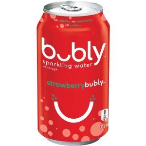 Alternative view of bubly Sparkling Water Strawberry