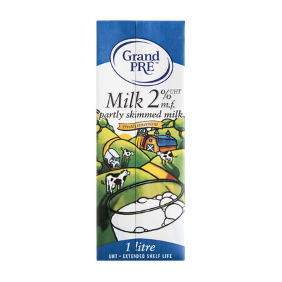Grand PRE 2% Partly Skimmed Milk - 12 / Box - Image 3