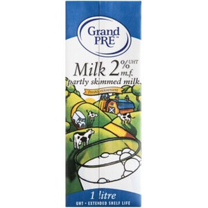 Grand PRE 2% Partly Skimmed Milk - 12 / Box - Image 2