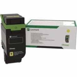 Alternative view of Lexmark Original High Yield Laser Toner Cartridge - Return Program - Yellow Pack