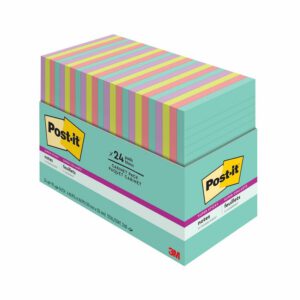 Alternative view of Post-it? Super Sticky Notes, Supernova Neons Collection, 4 in. x 6 in., 24 Pads/Pack