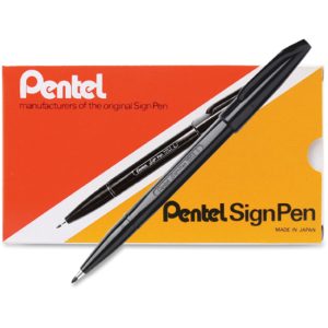 Alternative view of Pentel Fiber-tipped Sign Pens