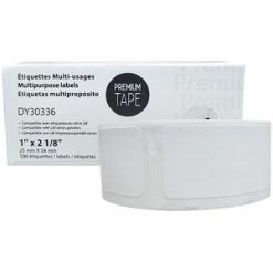Alternative view of Premium Tape Dymo 30336 Multipurpose Labels 1 x 2 1 / 8'' (1 x 500 Labels)