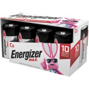 Energizer MAX Alkaline C Batteries-Quantity8 / PackProduct TypeBattery