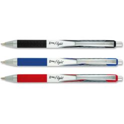 Alternative view of Zebra Pen Z-Grip Flight Retractable Pens - 12 / Pack