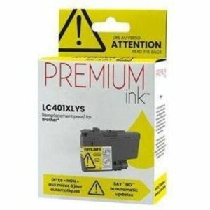 Alternative view of Nutone-Densi Inkjet Ink Cartridge LC401, LC401XLYS - Dye Yellow - 1 Each