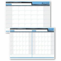 Alternative view of DayTimer 30/60 Day Undated Laminated Reversible Planner, 17"x 24"