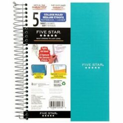 Alternative view of Five Star Notebook