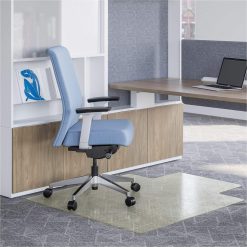 Alternative view of Deflecto OceanMat Chair Mat for Carpet