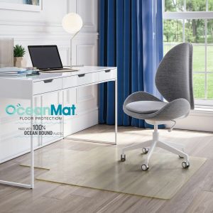 Alternative view of Deflecto OceanMat Chair Mat for Hard Floor