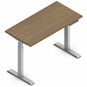 Alternative view of Offices To Go Newland | 48"x24" Height Adjustable Rectangular Table - 2 Legs