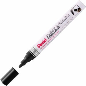 Alternative view of Pentel Paint Marker, Medium Point, Bullet Tip, Black Ink