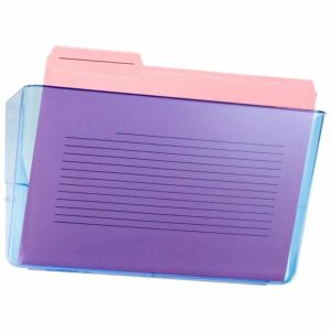Alternative view of Officemate Blue Glacier Wall Pocket