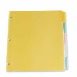 Alternative view of Oxford Poly Divider Page Without Pockets