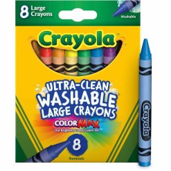 Alternative view of Crayola Kid's 8 Count Large Washable Crayons - 8 / Box