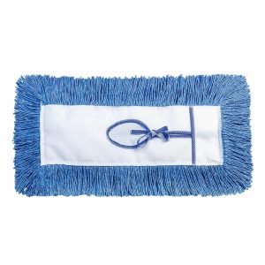 Alternative view of M2 Professional 18" G-STAT Cut-End Dust Mop - Keyhole Backing - Blue