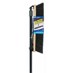 M2 Professional Side-Clip Tampico Push Broom with Handle - 18 Inch